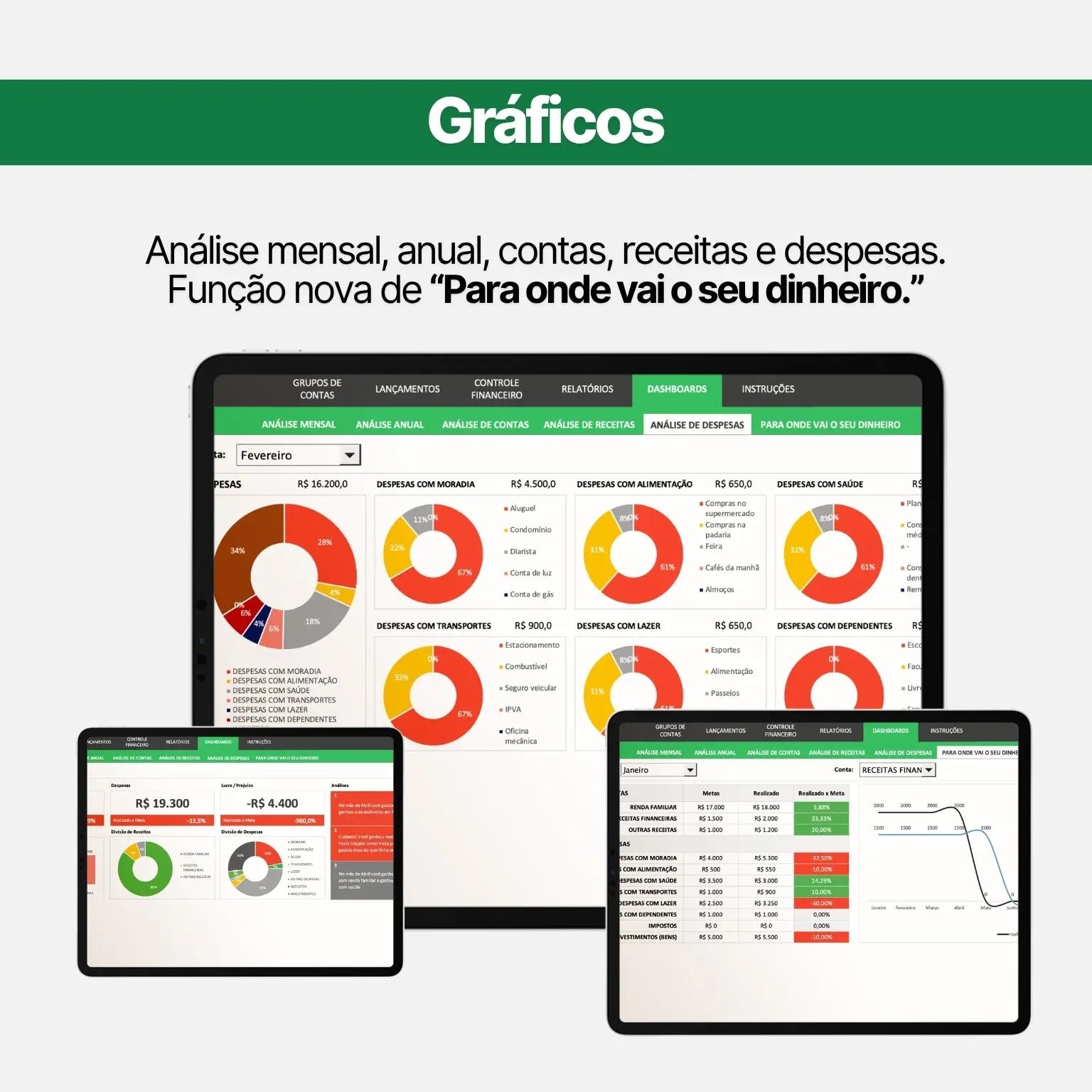 Planilha de Controle Financeiro Pessoal 2026 em Excel - Start Planilhas - Imagem 2