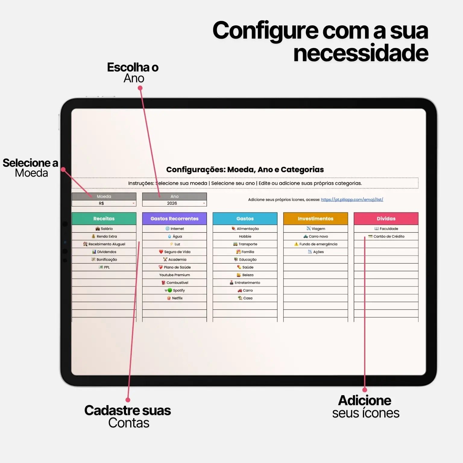 Planilha Financeira 7D para Google planilhas - Imagem 2
